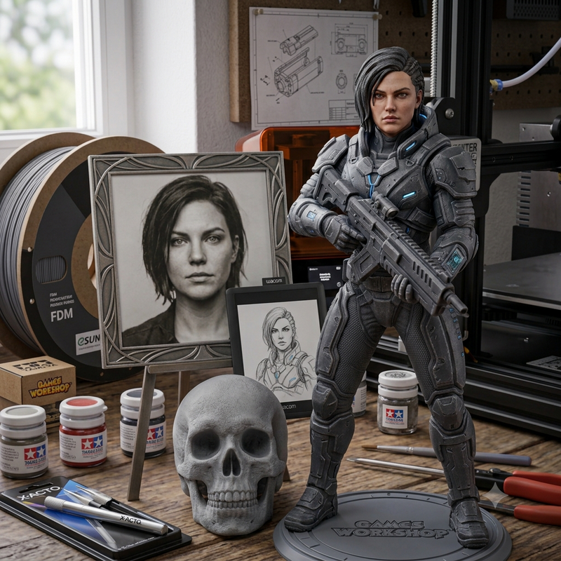 3D Action figure from Image