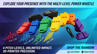 Compact Whisle - 4 Levels of Sound